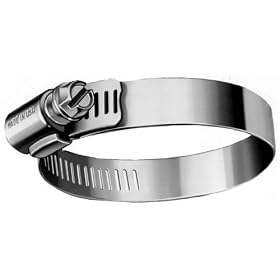 Precision Brand B96HSP All 300 Series Stainless Worm Gear Hose Clamp, 4-1/2" - 6-1/2" (Pack of 10): Industrial &amp; Scientific