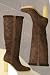Authentic GUCCI Womens Suede Guccissima Boots Shoes
