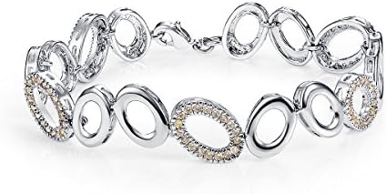 Women Elegant Indent Fashoin Jewelry Multicolored CubicZirconia Stones Bracelets