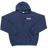 Atlanta Braves MLB Goalie Pullover Hooded Sweatshirt (Navy)