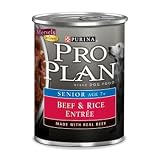 Pro Plan Beef and Rice Canned Food for Senior Dogs