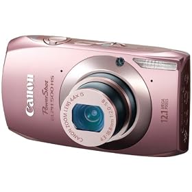 12.1 Megapixel PowerShot ELPH 500 HS Digital Camera (Pink) - CANON
