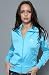 adidas The Firebird Track Jacket in Light Aqua,Track Jackets for Women