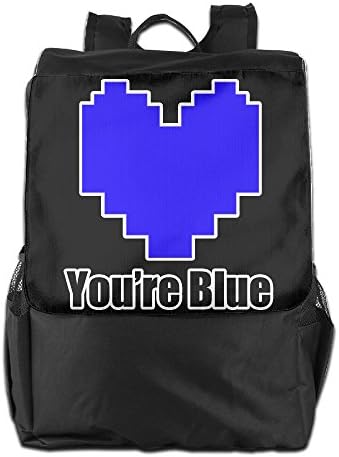 YLS Love You're Blue Running Shoulders Backpack Bag