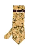 Phat Farm - Phat Farm Olive and Beige Exploded Paisley Tie