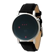 01TheOne Women's OR113R1 Odins Rage Stainless Steel Black Leather Watch