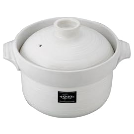 ほんわかふぇ 白雲炊飯土鍋 (二重蓋) 3合炊き HR-9929
