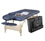 Master Massage 30" Coronado LX Portable Massage Table Package, Royal Blue (Includes FREE Carrying Case, Bolster, Spa Music CD's and Pillow Covers)