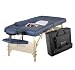 Master Massage 30" Coronado LX Portable Massage Table Package, Royal Blue (Includes FREE Carrying Case, Bolster, Spa Music CD's and Pillow Covers)