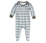 Dwellstudio Organic Long Sleeve Footie Playsuit, Cars, 6-12 Months