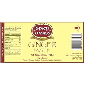 Spicy World Pure Ginger Paste 26oz