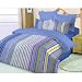 Dorm Bedding Set: Dorm-Room-In-a-Box: Comforter, Sheet Set, Mattress Pad, Pillow, Towel set- Lt.Blue/ Blue Stripe - Twin XL 10 Pc SET Dorm Bedding Set: Dorm-Room-In-a-Box: Comforter, Sheet Set, Mattress Pad, Pillow, Towel set- Lt.Blue/ Blue Stripe - Twin XL 10 Pc SET