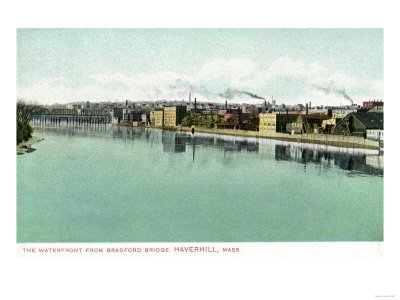 Haverhill, Massachusetts - Bradford Bridge View of the Waterfront
