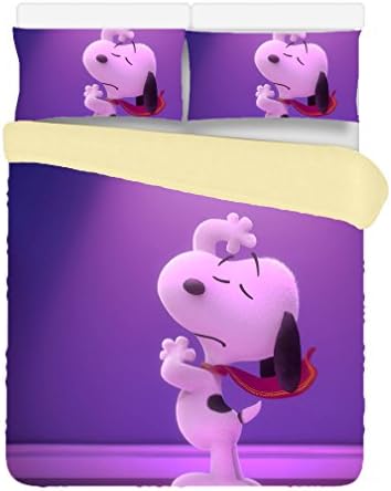 Exciting Snoopy 4 Piece Duvet Cover Sets King Size