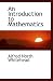 Books : An Introduction to Mathematics