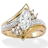 Marquise DiamonUltra&trade; Cubic Zirconia Ring