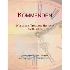Kommenden: Webster's Timeline History, 1590 - 2005