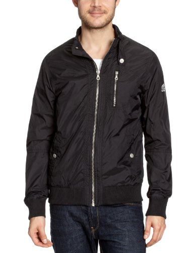 TOM TAILOR Denim Herren Jacke 35197070012/nylon jacket, Gr. 44/46 (S), Schwarz (2999) Preisvergleich