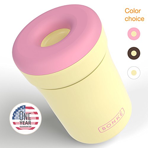 Bonke Snack Container - Leak Proof - BPA Free Plastic - 12 Oz Food jar - Perfect Baby, Girls, Boys, Kids lunch container - Fruits, Food storage containers - 1 Year Guarantee