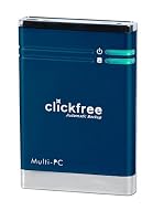 Clickfree Automatic Backup 320 GB Portable External Hard Drive HD325 (Metallic Blue)