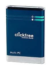 Clickfree Automatic Backup 320 GB USB 2.0 Portable External Hard Drive HD325 (Metallic Blue)