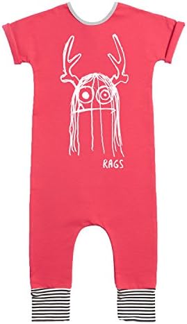 Rags to Raches - Short Sleeve Romper - 'Trinny' / White
