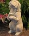 Cast Stone BEGGING PUPPY DOG Garden SCULPTURE Home Statue
