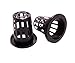 HBEDU Hydroponics Mesh Net Pots 1.8 Inch for Seed Growing Garden Basket Cups Plants Aquaponics Accessory Black Pack of 50