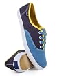 KEDS CHAMPION Canvas-Sneakers in Blau-Gelb