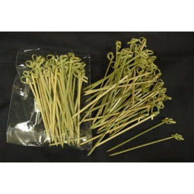 Bamboo Skewers, Twisted ends (#CMS1)