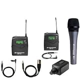 Sennheiser EW100ENG G2 + Sennheiser e835 Handheld Mic + Unique Squared Vinyl Stickers