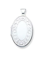 Sterling Silver Oval Locket