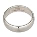 7mm White Tungsten Carbide Polished Classic Wedding Ring Band