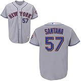 New York Mets Authentic Johan Santana Road Jersey