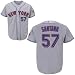 New York Mets Authentic Johan Santana Road Jersey