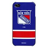 Official Licensed NHL Cell Phone Cover - New York Rangers 'Jersey Stripe' Hard Case for Apple iPhone 4/4S