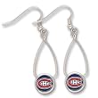 Montreal Canadiens French Loop Earrings