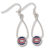 Montreal Canadiens French Loop Earrings