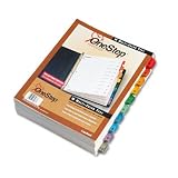 CRD61038 QuickStep Index Divider System, 10-Tab, 24/BX,Multi