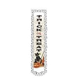 IMAGE OF Heritage Lace Trick or Treat 8-Inch by 32-Inch Wall Hanging, Ecru