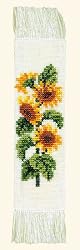 Eva Rosenstand Sunflowers Bookmark Counted Cross Stitch Kit #45-235
