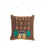 Review Gift Warehouse  / Bless This Home Mini Pillow - Style 90026