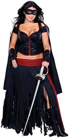 Lady Zorro Costume - Plus Size - Dress Size 16-20