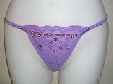 Sequinned Thong Purple/Sequins-LG