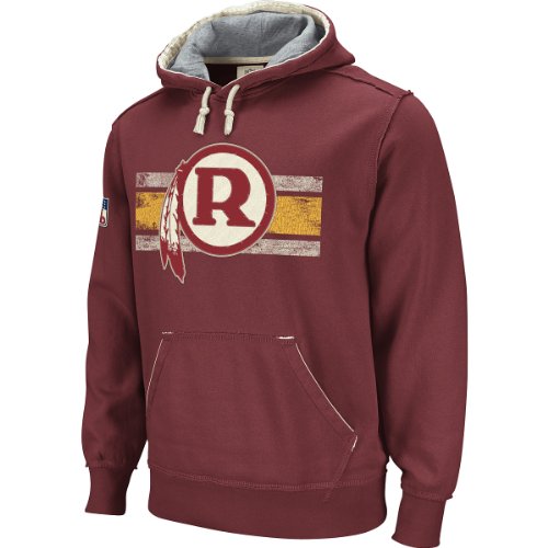 Reebok Washington Redskins Vintage Applique Hooded Sweatshirt Large