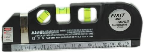 Estone Versatile Level Laser LV03 Aligner Horizon Vertical Measure Tape Ruler Tool