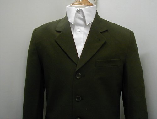 New Boys Single Breasted (SB) Olive Green Dress Suit - Four (4) Button - Sizes 4 to 20 Regular and Husky