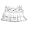 So Kiwi - Girls Skirt, White (Size 2T)