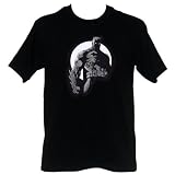  : Batman Dark Knight & Moon Mens T-Shirt