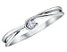 Diamond Promise Ring in White Gold